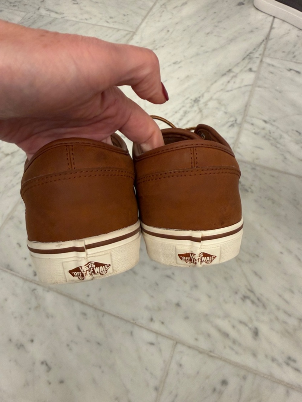 Vans Men’s Atwood Sneakers in color Leather Brown, Size 11.5 - Picture 5 of 8